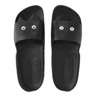 日本 SPICE｜貓咪造型厚底拖鞋（約23～25cm）－黑色