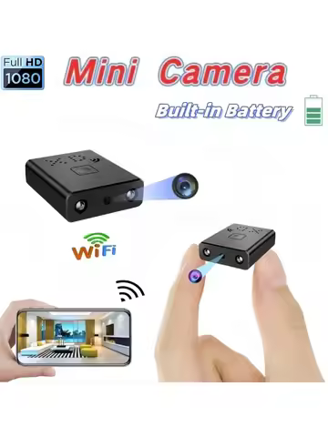 Mini Camera Wifi Camcorder Full HD 1080P Video Recorder Small Motion Detection Night Vision Security
