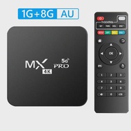 Ultra HD 4K กล่องสมาร์ททีวี Android 12.0 RK3228A Quad Core 1GB 8GB 2.4G และ 5G Dual WiFi Media Playe