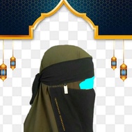 READY Cadar Bandana Pendul original saudi/niqob saudi beedon esem