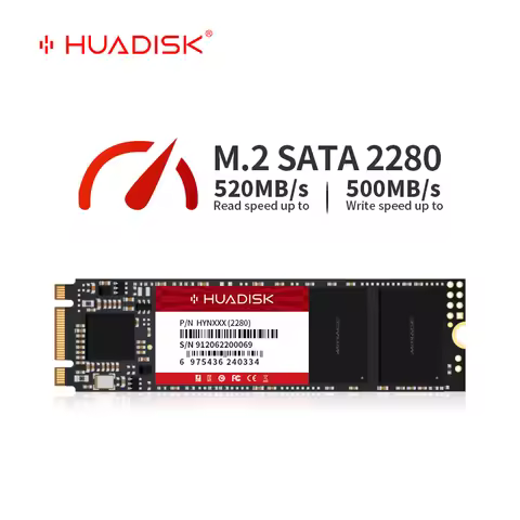 HUADISK SSD SATA M.2 512GB 1TB Internal Hard Disk Drive 2280 SATA3.0 6GB/s M.2 NGFF 128GB 256GB 2TB 