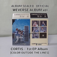 [ READY SEALED ] CORTIS - 1st EP Album [ COLOR OUTSIDE THE LINES ] ( Weverse Album ver ) ( a ver | B