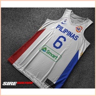 ❥ ◆ ✁ Gilas Pilipinas White Jersey 2023 Clarkson #6