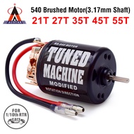 AUSTAR 540 Brushed Motor 21T 27T 35T 45T 55T for 1/10 RC Crawler Axial SCX10 90046 Traxxas TRX4 D90 