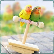 [DolitycbMY] Table Bird Play Stand, Bird Cage Perch, Training Perch Made of for Parrots