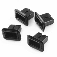 Fashionlife SHOP หัวเข็บขัดที่หนีบแท่นวางโทรศัพท์ด้านหลังทำจากพลาสติกสีดำสำหรับ A4Q7 RS4 RS6 A4 2008