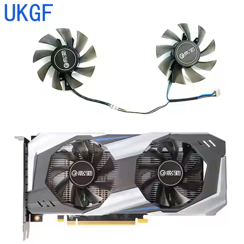 2PCS/lot P106 GA82S2H For GALAX GTX1060 Cooler Fan For KFA2 GeForce GTX 1060 OC Graphics Cards as re