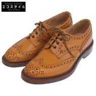 Tricker's 5633 Burton 復古德比布洛克鞋，男款，駝色，尺寸 6 1/2 (9.5cm)，近全新 [二手]