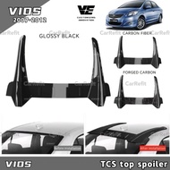 CarRefit Toyota Vios ncp3 2007-2012 Car Tcs brand top spoiler Accessories Vios dugong