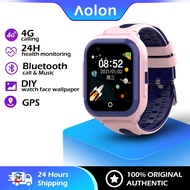 Aolon 4G Smart Watch Kids GPS WIFI Video Call IP67 Waterproof Child Smartwatch Camera Monitor Tracker Location SmartWatch Girl