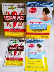 KOYO TAKAHI DAN KOYO TAKAHI HOT - PLASTER MEREDAKAN NYERI - TAKAHI HANGAT MEDICATED MENTHOL DAN TAKA
