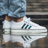 Clover Men's Shoes NIZZA White Green Classic Couple Canvas Shoes Casual Sneakers CQ2328 CQ2327