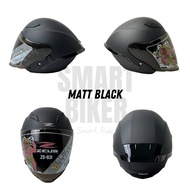 Zeus Helmet ZS-631 Double Visor And Spoiler Open Face Helmet