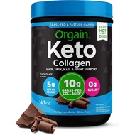 Serbuk Protein Kolagen Keto Orgain dengan Minyak MCT, Coklat - Mesra Paleo, Peptida Kolagen Hidrolis