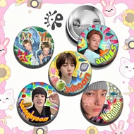 5PCS Cute Kawaii Kpop CORTIS Badge Pins KEONHO LUCKY DRAW Bag Pendant SEONGHEYUN JAMES JUHOON MARTIN
