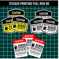 JP Store STICKER PRINTING FURL RON 98 - WATERPROOF RON99 WARNING STICKER