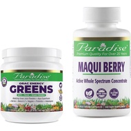 Paradise Herbs Maqui Berry + ORAC Energy Greens  Bundle