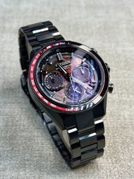 全新 行貨 有門市⚜️ CITIZEN ATTESA CC4077-71Z GPS ECO-DRIVE WATCH Shades of Red 系列血月 光動能 超級鈦金屬 萬年曆世界時間計時秒錶限量