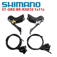 SHIMANO GRX ST-GRX BR-RX810 ST-RX610 BR-400 1x11 Speed ST+BR RX810 2X11 Speed Mechanical Road Bike D