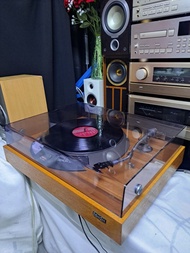 收藏品少用~絕版初版天龍旗艦Vintage Denon  DP3000 turntable 樺木底座黑膠唱盤保養非常好，Denon經典銘盤之一，享負盛名~曾為日本電台DJ~ 御用專業廣播唱盤(可玩性極