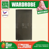 3 Feet Swing Door Wardrobe / Wardrobe with Large hanging space / Almari baju / Pintu Kaca / Almari B