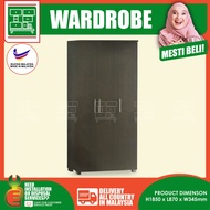 3 Feet Swing Door Wardrobe / Wardrobe with Large hanging space / Almari baju / Pintu Kaca / Almari Baju Kayu / Berlaci