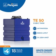 penguin toren tandon tangki air cubic tank te 50 500 liter - biru tua