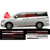 Elgrand car stickers, cutting stickers, nissan Elgrand car stickers
