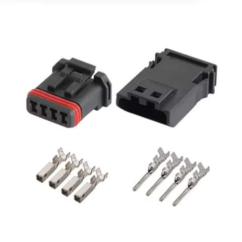 4 Pin Female Male Auto Electric Plug Wiring Harness Connector JAE MX19004S51MX19004P51