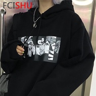 Naruto Cool Cartoon Hoodies Unisex Fashion Japanese Anime Printed Sweatshirt Graphic Hip Hop Hoody