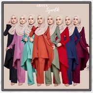 🌻[S-XL] ABAYA SYANTIK DESIGN JUBAH SELUAR MUSLIMAH TREND TERKINI