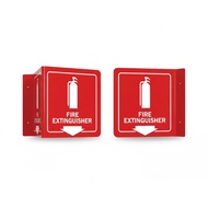 Fire Projecting 3D Signage V Shape & L Shape, Fire Extinguisher, Fire Hose Reel, Frist Aid, AED, Fri