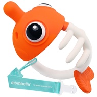 Teething Toys 3-6 Months, Mombella Clownfish Teethers for Babies 6-12 Months, Soft Silicone Baby Tee
