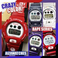 G SHOCK BAPE MERAH BAPE PURPLE PINK KID CUDI JAM TANGAN DIGITAL SPORTS WATCHES HOT SALES CASIO BAPE