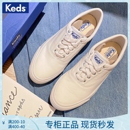 Keds small white shoes leather lace-up flat casual shoes super soft breathable classic sneakers net red cowhide all-matc good