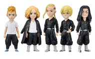 Banpresto Tokyo World Collectible Figure About 3.1 Inch Takemichi Mikey Doraken Chifuyu Keisuke Set 