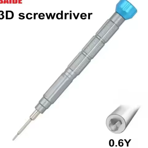 3D Precision Screwdriver 0.6Y Phillips M2.5 P2 0.8 Pentalobe Screwdriver for iPhone Mobile Phone Rep