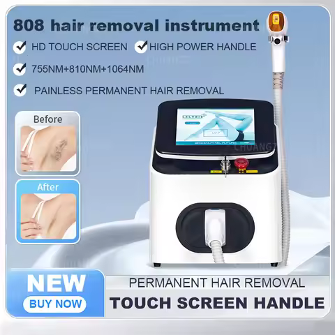 NEO 808 Diode Laser SHR Hair Removal Machine Ice Cooling Painless Permanent Depilation Ice Cooling P