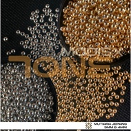 JAPANESE PEARLS 3mm & 4mm GOLD & SILVER 25gram/