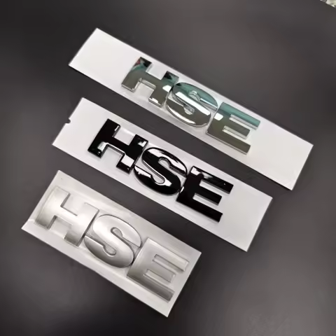 3D ABS HSE Car Styling Rear Trunk Words Letter Logo Emblem Badge Decals Sticker For Disco very 3 4 F