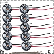 【tuwu76】P21W 10X 1156 382 BA15S Lamp Holder Adapter Car Light Base Auto Led Lights Bulb Socket Conne