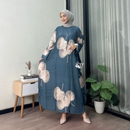 Palm Abaya Kaftan by Nisaa Kaftan Rayon Premium Jumbo Busui Homedress Abaya Kaftan Lebaran 2026 Kaft