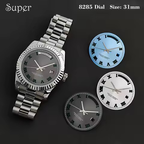 Hot Items 31mm Diameter Dial Miyota 8285 Dial Roman Numeral Dial Fit for Miyota 8285 Movement Mechan