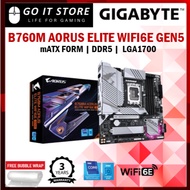 GIGABYTE B760M Aorus Elite WIFI 6E DDR5 LGA1700 M-ATX Motherboard