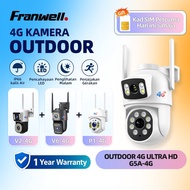 Franwell 8MP BP3 4G Sim Card Waterproof CCTV Wireless Outdoor PTZ Speed Dome Smart IP Camera 360 IR 