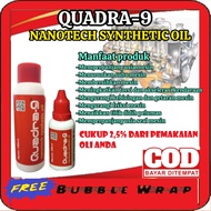 Quadra-9 Aditif Oli Mesin Mobil & Motor Tarikan Enteng Mesin Adem Turbo Responsif U/ Solar & Bensin