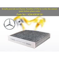 Mercedes Benz - A-Class B-Class CLA GLA W176 W242 W246 GLE A45 A200 A250 Aircond Filter Cabin Air Filter A246-830-00-18