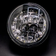 ไฟหน้า LED Vespa 300GTS 300 ปรับแต่งแบบมีรูแสง 6 ชั่วโมง ไฟหน้ารุ่นมัลฟิเกียร์ ไฟหน้า LED สำหรับรถจั