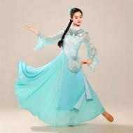 Classical Dance Costume Chinese Elements Female Elegant Chinese Dance Costume Drama Literary Saying 