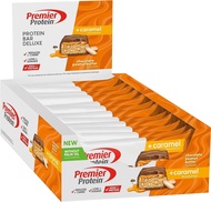 Premier Protein Bar Deluxe Chocolate Peanut Butter 12x50g - High Protein Low Sugar + Carbohydrate Re